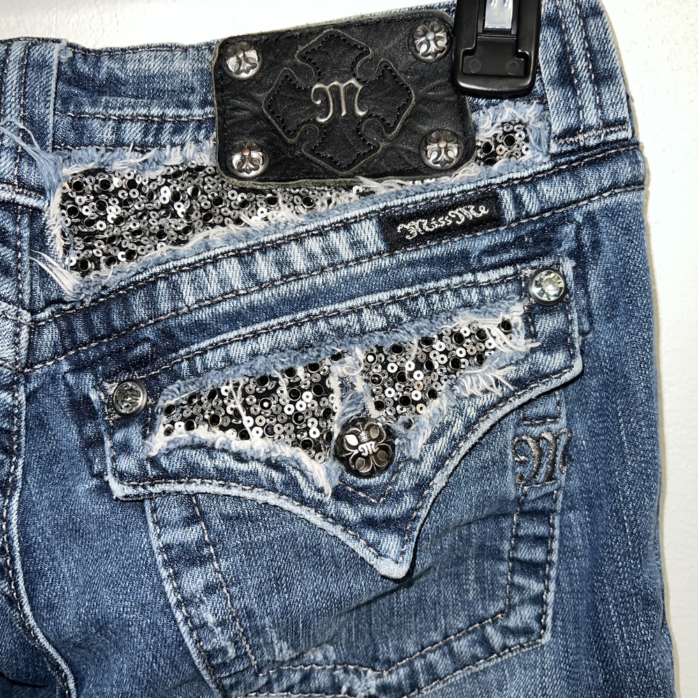 Miss Me Denim Bermuda Shorts Size 28